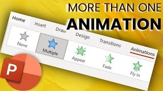 How to Add More Than One Animation in PowerPoint | 1 Minute Tutorial