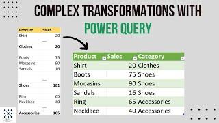 Complex transformations: get previous row value - Advanced POWER QUERY #powerquery #etl