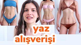 DENEMELİ YAZ ALIŞVERİŞİ | Bikini, Crop, Elbise