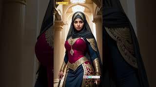 AI Art of Hijabi Girl as Warrior Princess | AI Model Lookbook #hijabi #hijabers #hijabgirl #hijab