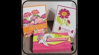 Simply Zinnia Class in A Flash - March 2024 - Margaret's Stamping Studio