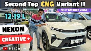 Tata Nexon Creative Plus CNG!!  On Road Price | All Features | Full Review | Second Top Model | M2S