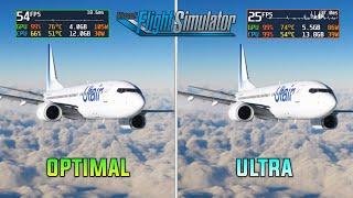 Microsoft Flight Simulator  All graphics settings Compared | Best settings 