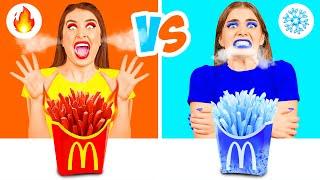 Hot vs Cold Food Challenge by BaRaDa