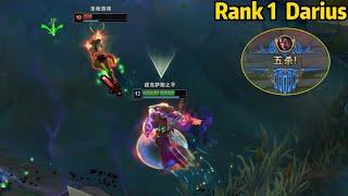 Rank 1 Darius: HE IS GOING CRAZY! *INSANE PENTAKILL*