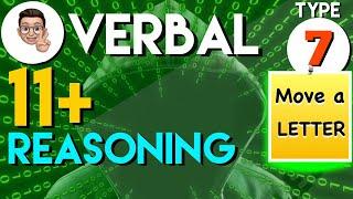 11 Plus Verbal Reasoning - VR Type 7 - Move a Letter |  Lessonade