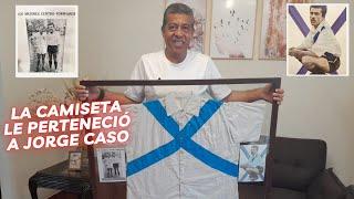 Luis Caso conserva histórica camiseta del Mariscal Castilla de los años cuarenta