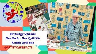 Stripology Quickies - New Book & New Quilt Kits at Artistic Artifacts