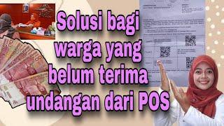 UNDANGAN PENCAIRAN BANSOS PKH BPNT BLT BBM DARI POS