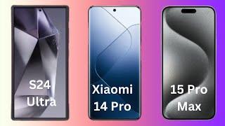 Iphone 15 Pro Max vs Samsung S24 Ultra vs Xiaomi 14 Pro