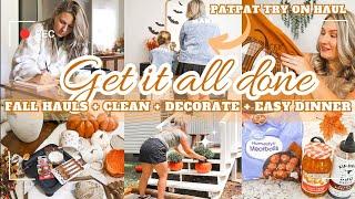 2 DAYS OF FALL HOMEMAKING | GET IT ALL DONE | EXTREME CLEANING MOTIVATION | PATPAT HAUL | MarieLove