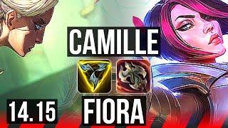 CAMILLE vs FIORA (TOP) | 75% winrate, 7 solo kills, 15/2/7, Legendary | EUW Master | 14.15