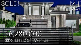 Now Sold! A New Ultra-Luxury Modern Residence Located in West Vancouver's Sought After Dundarave