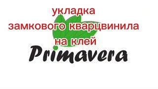 укладка на клей замкового кварцвинила spc Primavera самая подробная инструкция  без воды