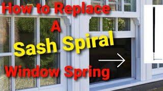 See How I Replaced a Sash Window Spring