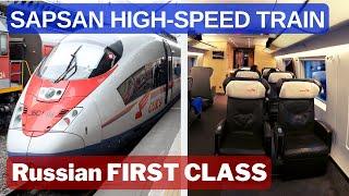 First Class in Train - Sapsan Russian High-Speed Train Review