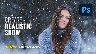 How to Create Realistic Snow Effect in Photoshop | Create Realistic Snow Overlay in Photoshop (Easy)