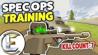 SPEC OPS TRAINING! - Unturned RP/PVP (Sniping In The Main Town, Secret Military Life)