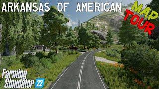 Map Tour | Arkansas Of American | Farming Simulator 22