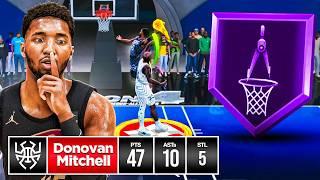 This DONOVAN MITCHELL "SPIDA" BUILD is a MENACE in NBA 2K25! CRAZY CONTACT DUNKS