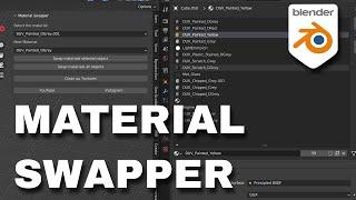 FREE Blender Add-on - Material Swapper