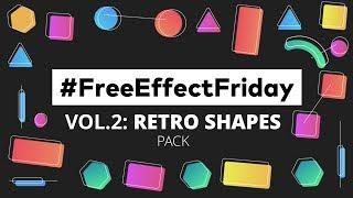 Free Video Effects: Retro Shapes Pack for Filmora | #FreeEffectFriday