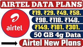 Airtel Data Plans 2023 | Airtel data pack recharge plans 2023 | Airtel ka data add on pack | #Airtel
