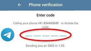 How To Fix Telegram Verification / Confirmation Code Not Receving Problem