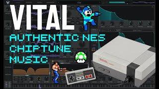 How to: Authentic NES Chiptune Music in Vital - Synthesis Sound Design Tutorial