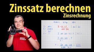 Zinssatz berechnen - KIP-Formel - Formel für Zinsmonate | Lehrerschmidt