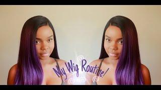 How To Lay Your Wigs w/ no leave out: My Full Wig Routine!