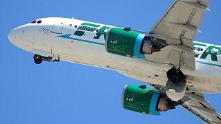 {TrueSound}™ CFM56 vs. LEAP! Frontier Airbus A320neo Takeoff from Ft. Lauderdale