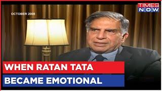 When Ratan Tata Became Emotional While Speaking About Dream Project | Interview With Navika Kumar