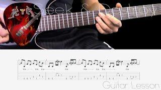 Seek & Destroy Guitar Lesson - Metallica (with tabs)