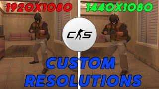 How to Play CS2 on CUSTOM Resolutions (1440x1080 & More)