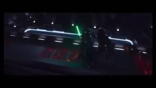 Luke Skywalker vs Dark Troopers con "Yo quiero un héroe de fondo"