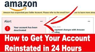  Amazon Account Deactivated | How To Get Your Account Back In 24 Hours & Free Appeal POA