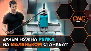 Фрезерный станок с ЧПУ на рейке для раскроя Cutter FR.