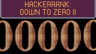 Down to Zero II | HackerRank (Python)