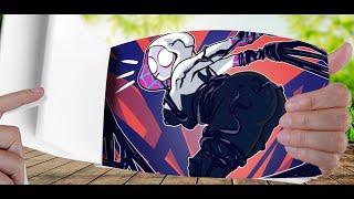 SPIDER-GWEN gets the VENOM symbiote (Across the Spider verse) | FlipBook