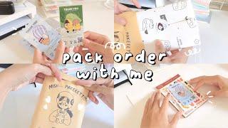 pack order with me (no music + real time) 