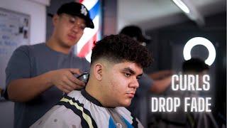 DROP Fade With CURLS!! Step By Step Tutorial 