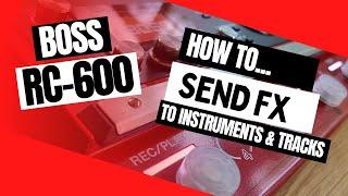 How to SEND INSERT FX to selected INSTRUMENTS or TRACKS!