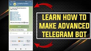 How To Make Advanced Telegram Bot || How To Create Telegram Bot || How To Make Bot By Bots Business