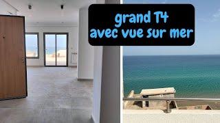 Vente grand F4 acté promotionnel 180m² avec terrasse 120m² vue sur mer à ain turck oran