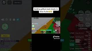 Getting Gifted FREE Dark Blade/Yoru In Blox Fruits 