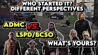 ADMC vs LSPD & BCSO Who Started it? (Multi POV) | NoPixel 4.0 GTA RP