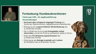 Jagdhundeleistungspaket des NÖ Jagdverbandes