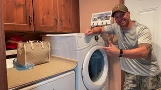 Front load whirlpool dryer belt replacement!   #whirlpool