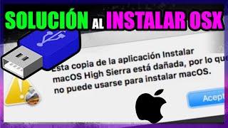  MAC OSX | SOLUCIÓN Copia dañada Instalación USB